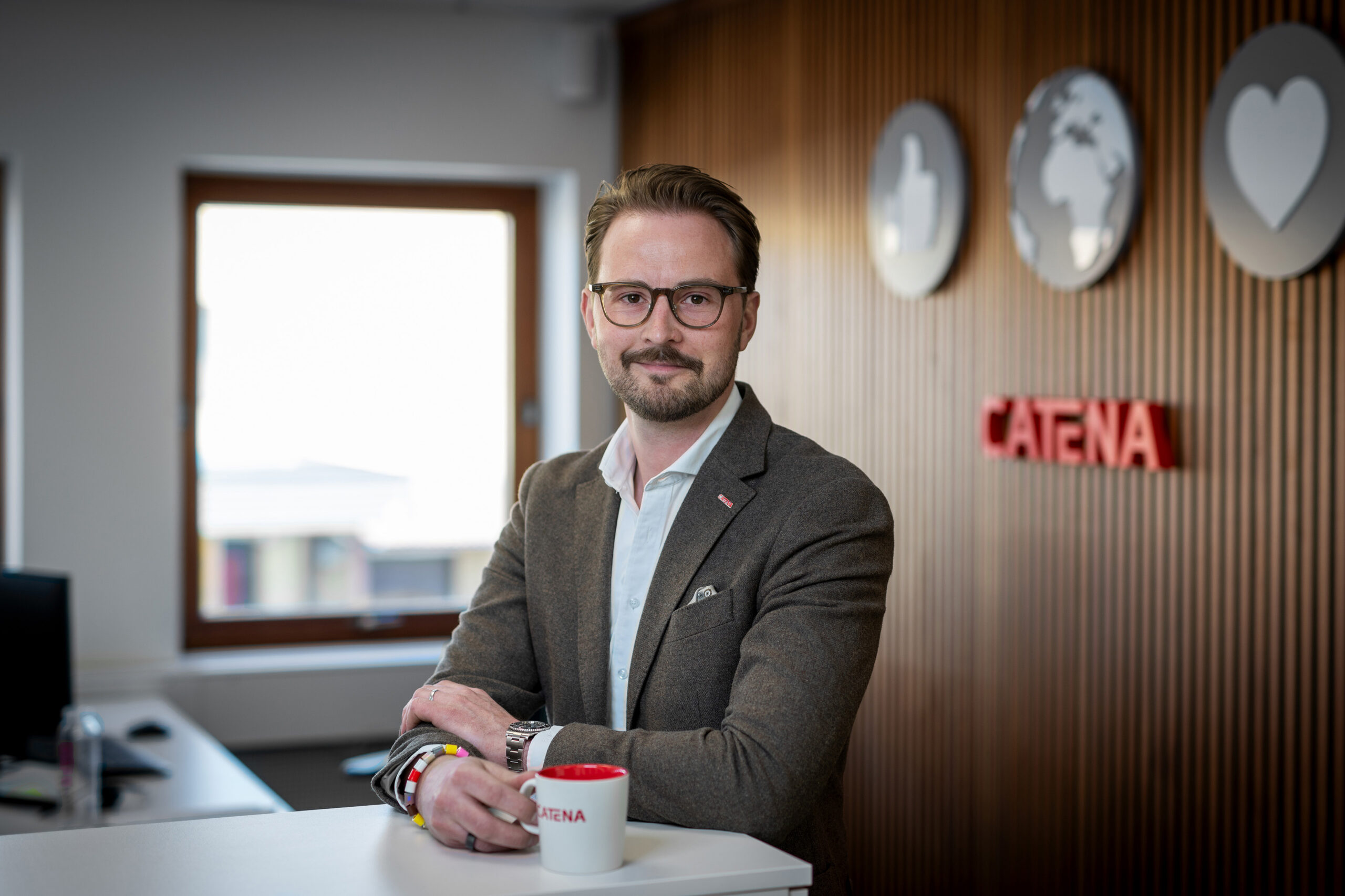 Anton Björkrud, nykundsansvarig på Catena